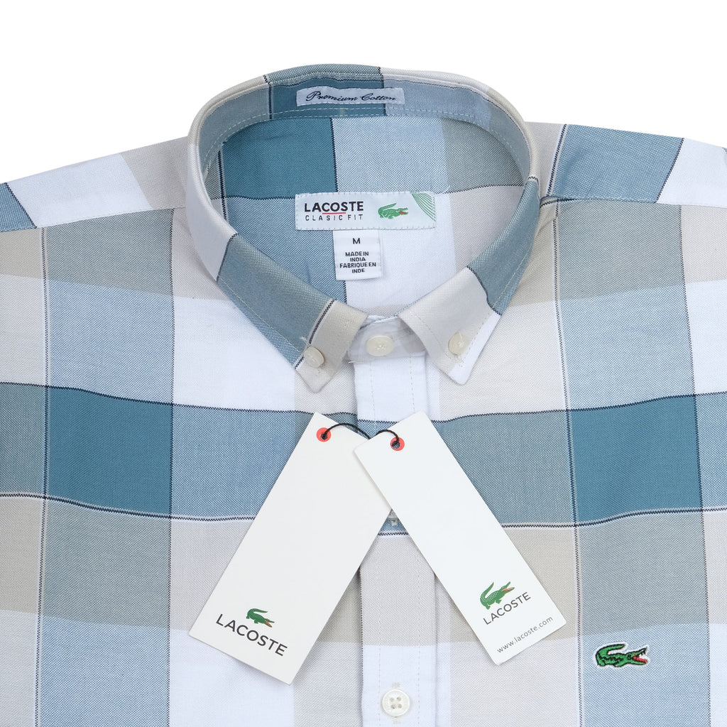 LACOSTE Ocean Mist Classic Fit Long Sleeve Shirt