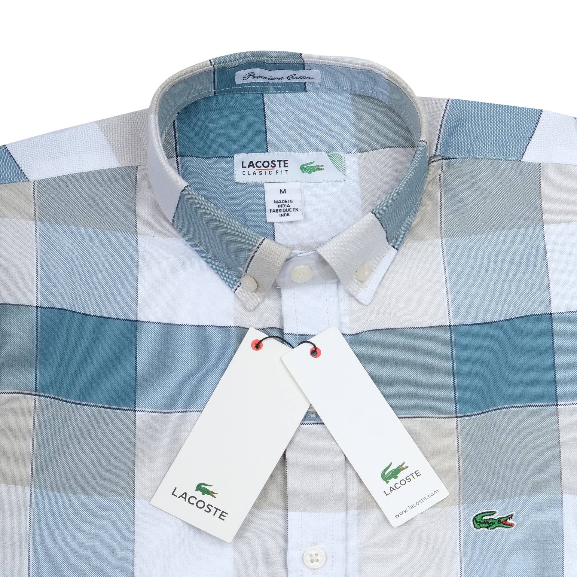 LACOSTE Ocean Mist Classic Fit Long Sleeve Shirt