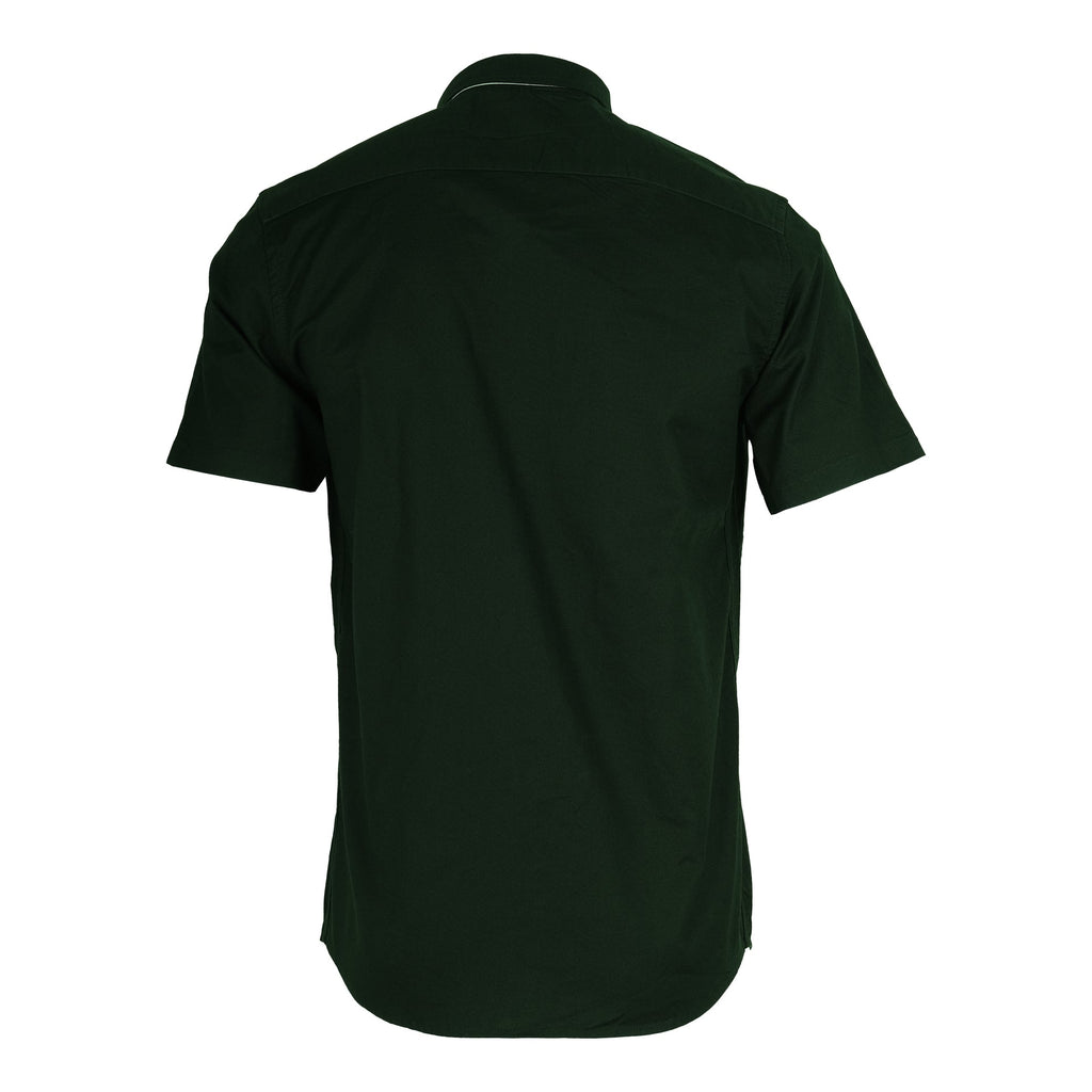 LACOSTE Forest Canopy Classic Fit Short Sleeve Button-Up Shirt