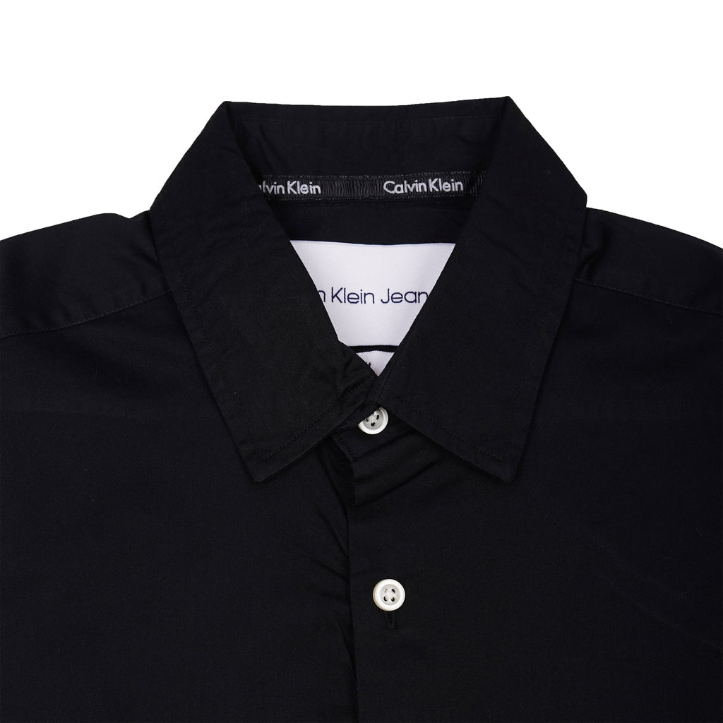 CALVIN KLEIN Onyx Eclipse Classic Fit Long Sleeve Button-Up Shirt