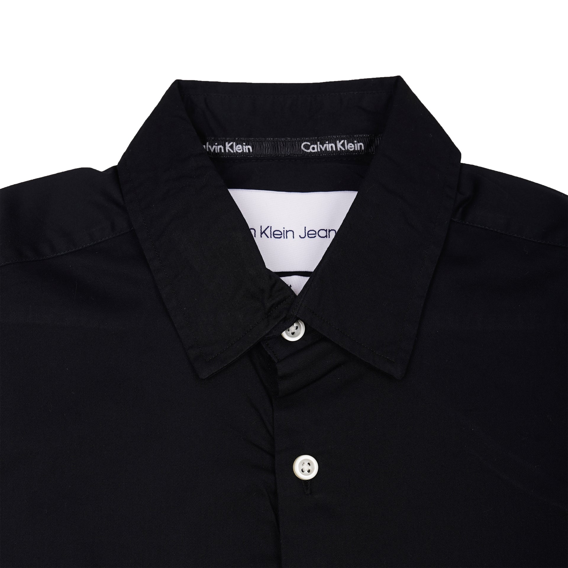 CALVIN KLEIN Onyx Eclipse Classic Fit Long Sleeve Button-Up Shirt