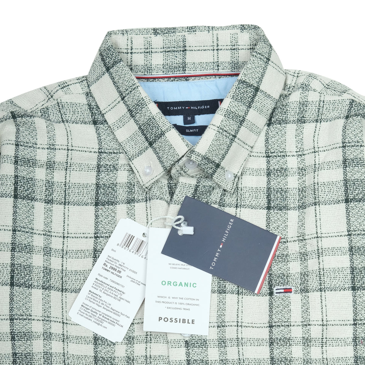 TOMMY HILFIGER Enchanted Fern Classic Fit Long Sleeve Flannel Shirt