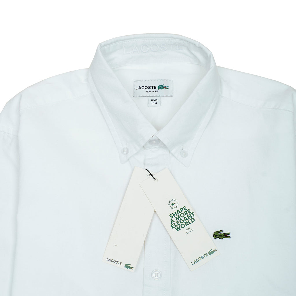 LACOSTE Opulent Pearl Classic Fit Long Sleeve Button-Up Shirt