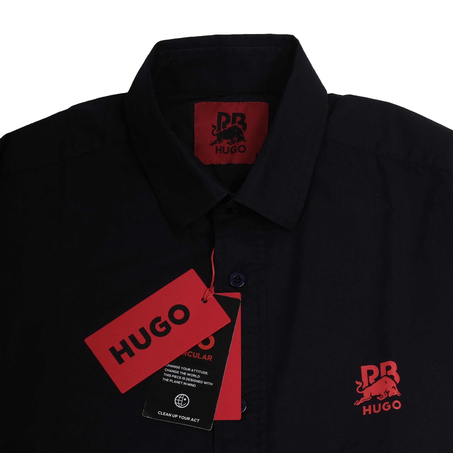 HUGO Celestial Onyx Classic Fit Long Sleeve Button-Up Shirt