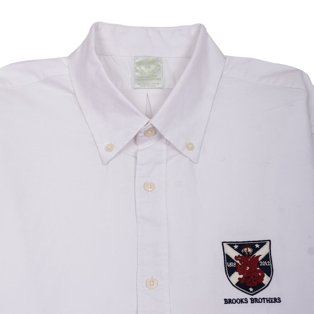BROOKS BROTHERS Pristine Pearl Classic Fit Long Sleeve Oxford Shirt