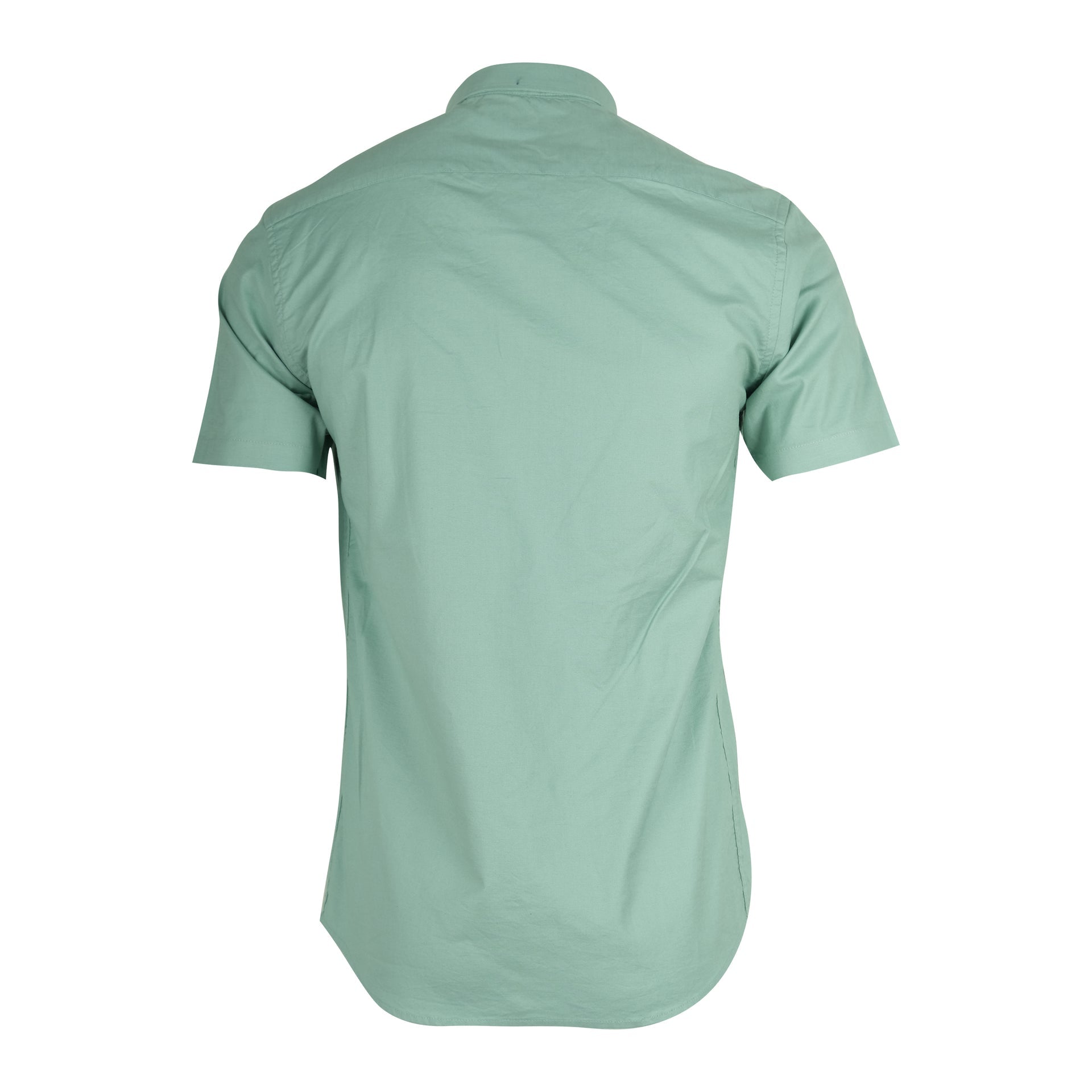 LACOSTE Serene Mint Classic Fit Short Sleeve Button-Up Shirt
