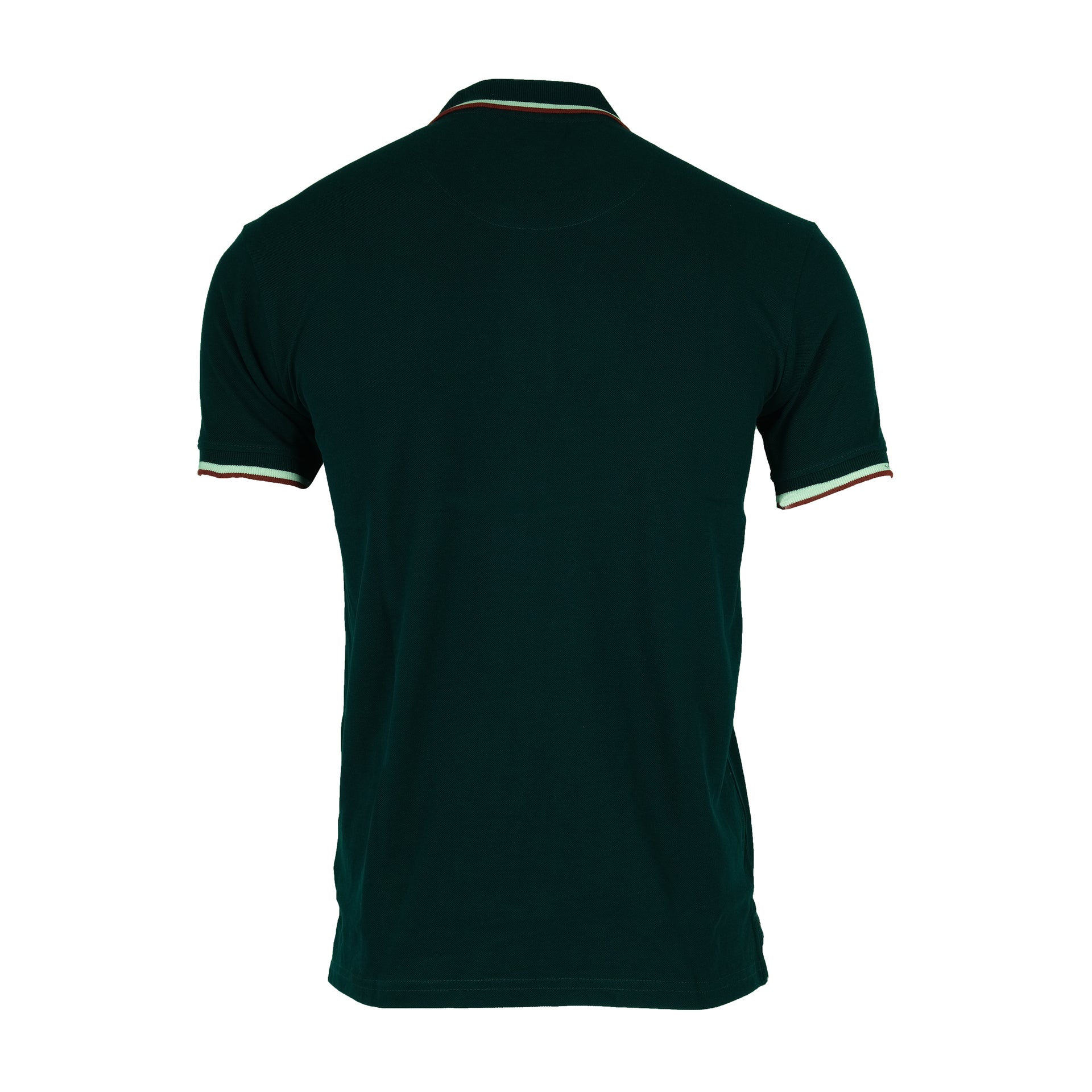 LACOSTE Deep Forest Classic Fit Polo Shirt with Contrast Trim