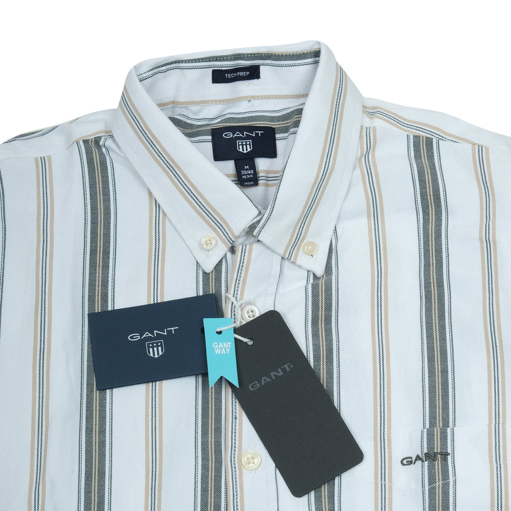 GANT Tranquil Teal Slim Fit Long Sleeve Button-Down Shirt
