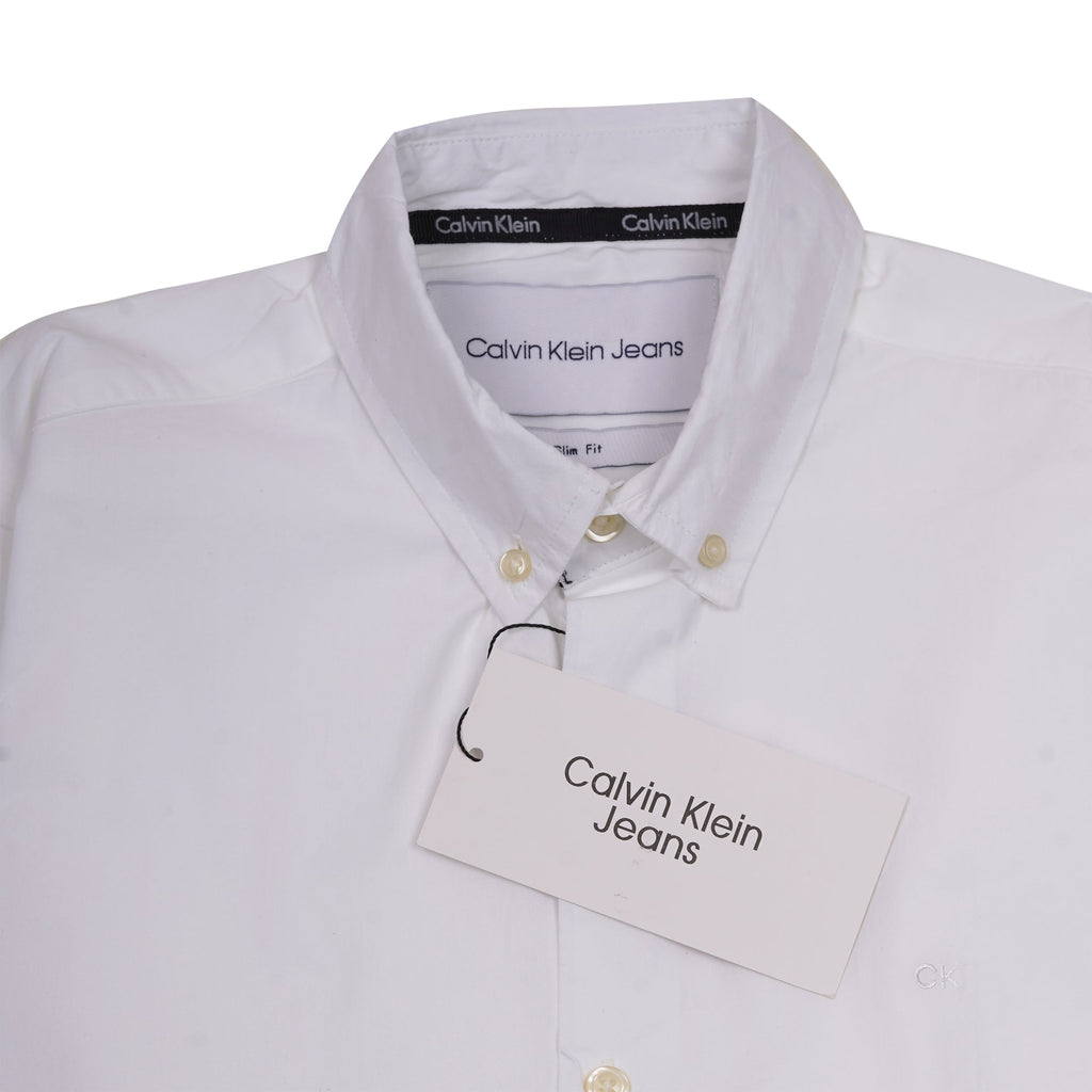 CALVIN KLEIN JEANS Luminous Mist Classic Fit Long Sleeve Button-Up Shirt