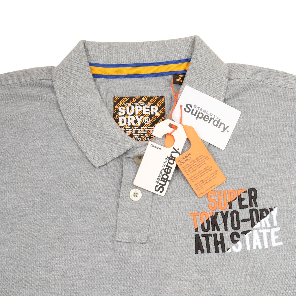 SUPERDRY Urban Slate Slim Fit Piqu�� Polo Shirt