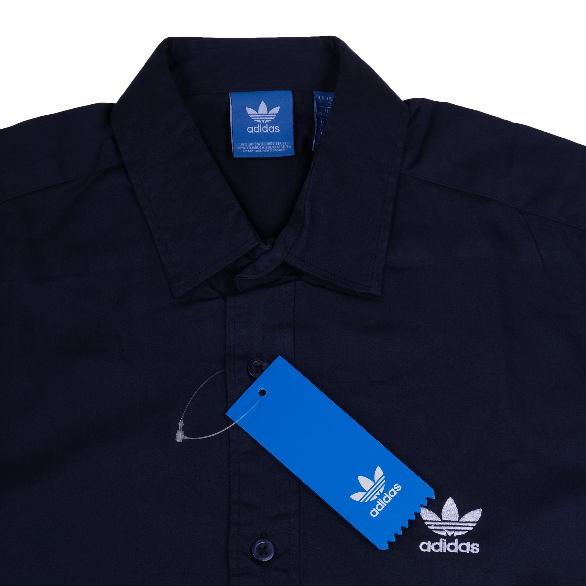 ADIDAS Midnight Navy Classic Fit Long Sleeve Button-Up Shirt