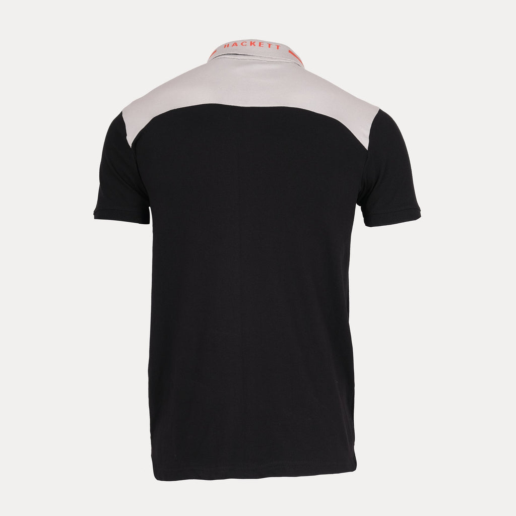HACKETT Celestial Jet Luxe Fit Colorblock Polo Shirt