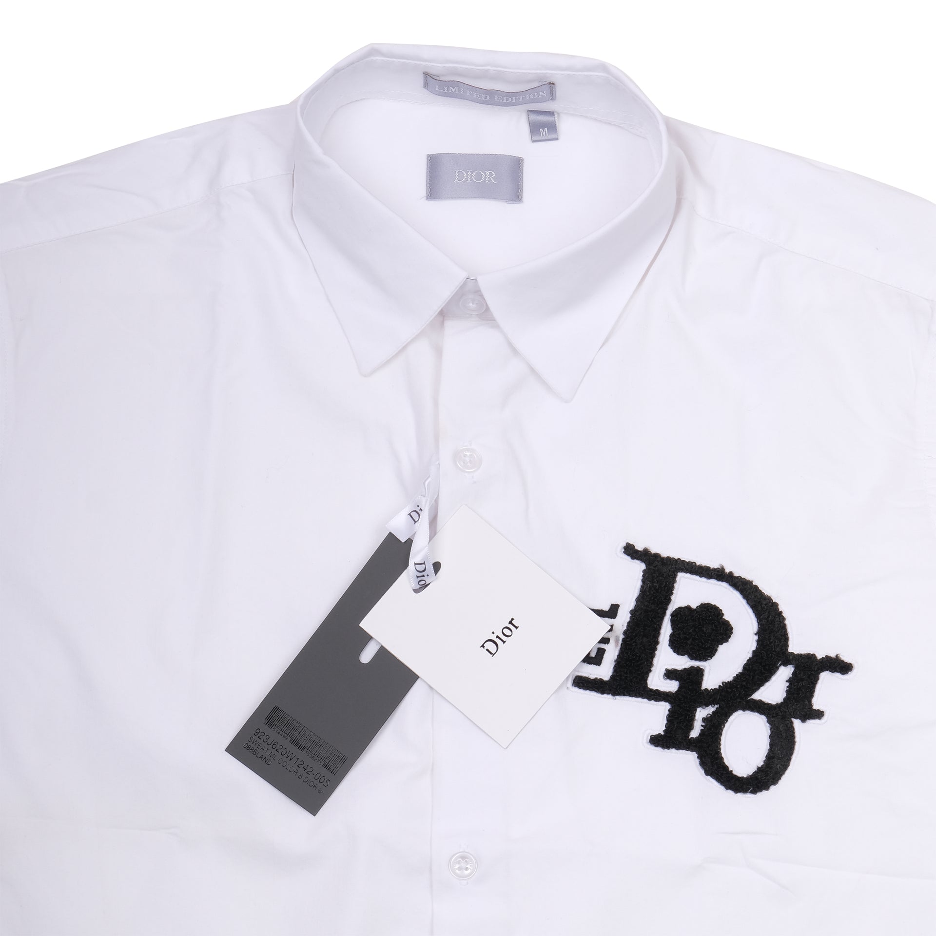 DIOR Frosted Pearl Classic Fit Long Sleeve Shirt