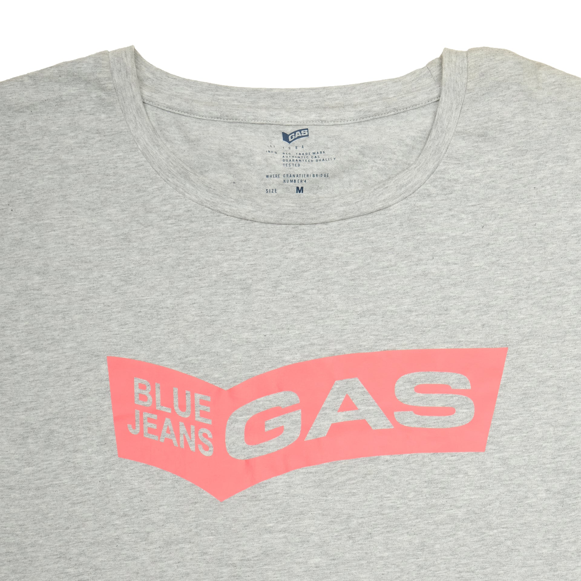 GAS Silver Mist Casual Fit Short Sleeve Graphic Tee