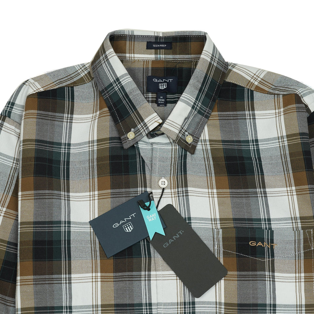 GANT Verdant Ember Relaxed Fit Long Sleeve Plaid Shirt