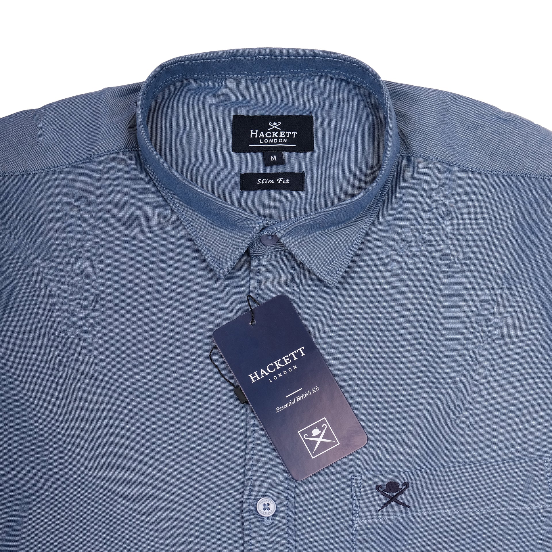 HACKETT LONDON Serene Sky Slim Fit Long Sleeve Shirt