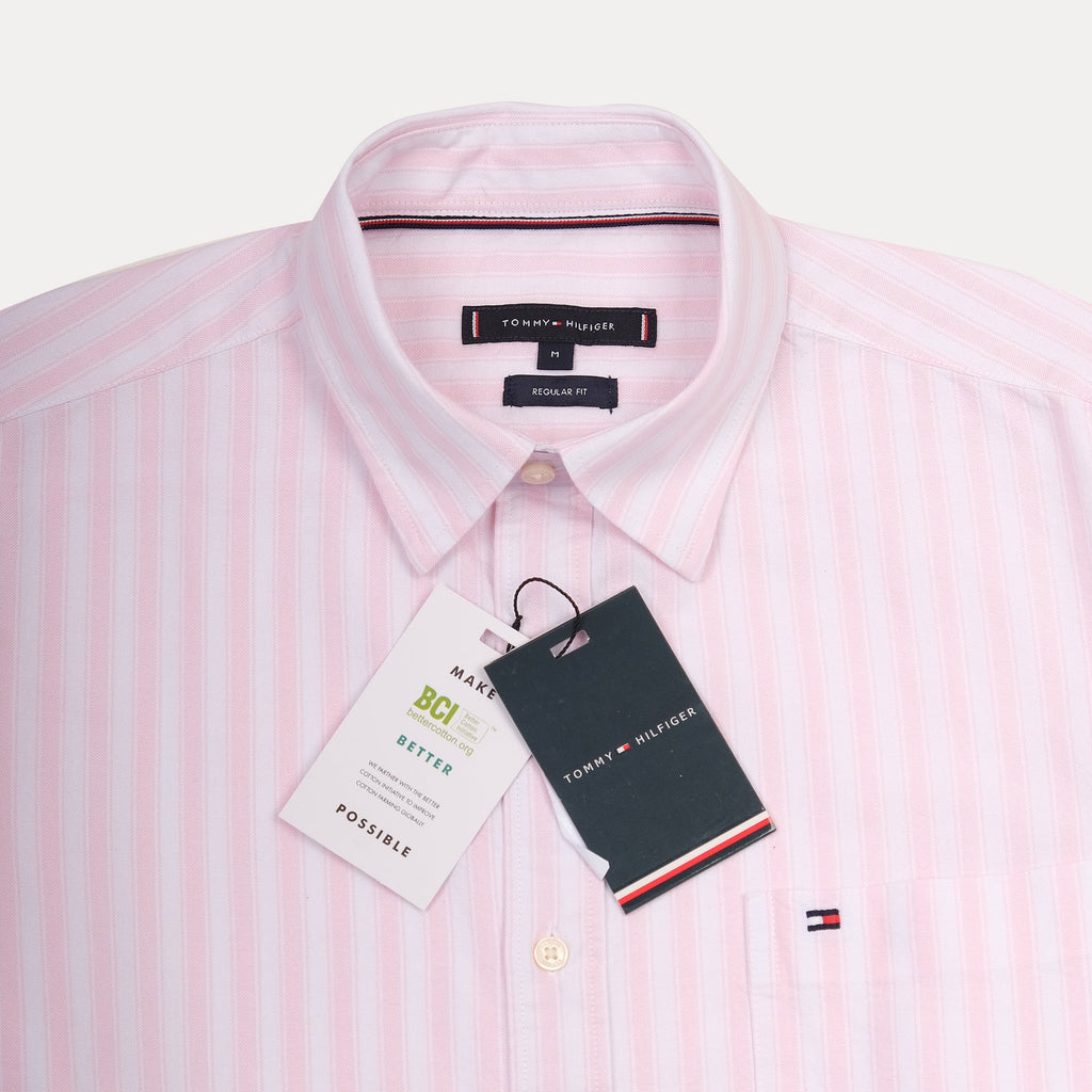 TOMMY HILFIGER Petal Blossom Refined Fit Long Sleeve Dress Shirt