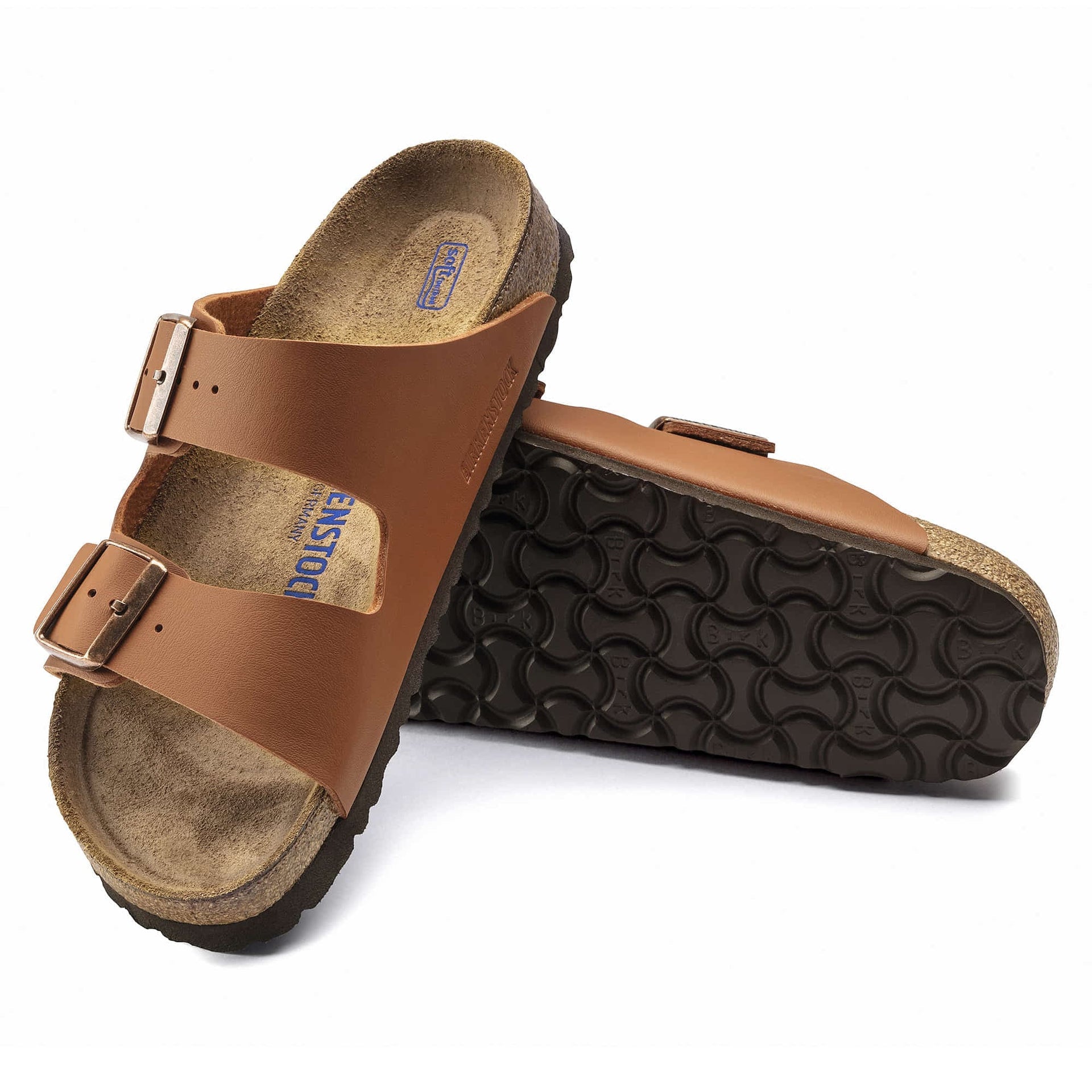 BIRKENSTOCK Seraphic Amber Drift Luxe Soft Footbed Double-Buckle Sandals