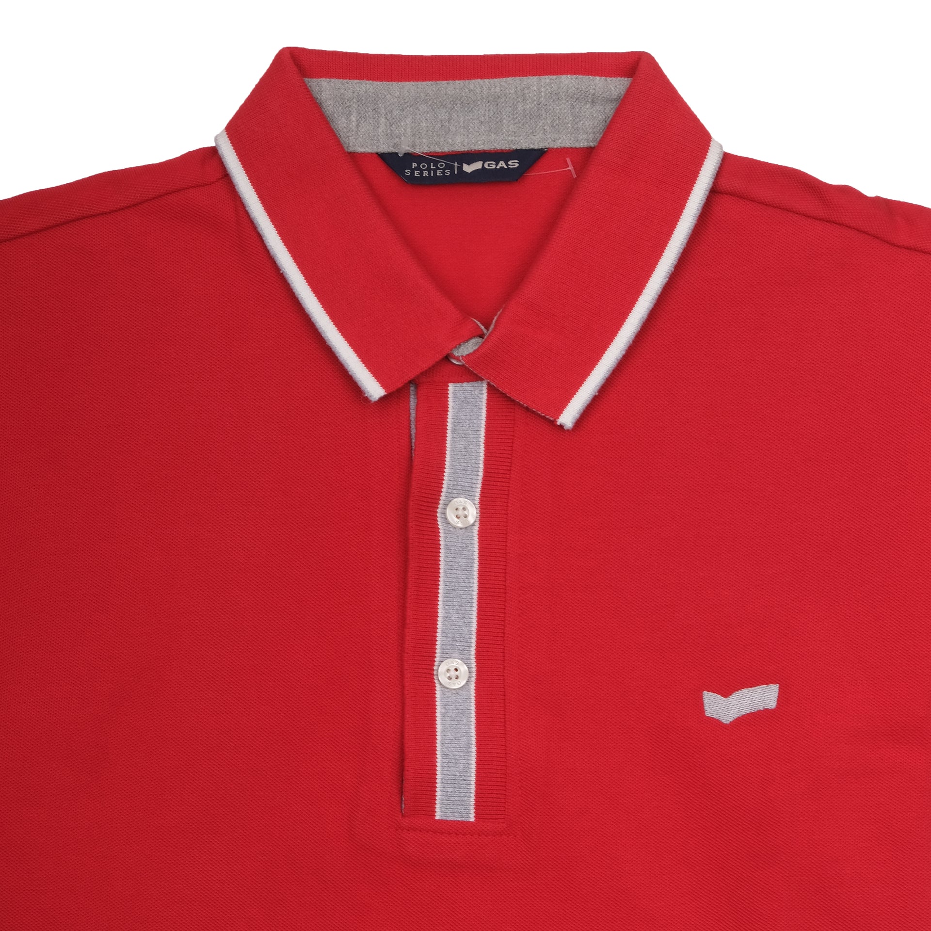 GAS Crimson Blaze Classic Fit Short Sleeve Polo Shirt