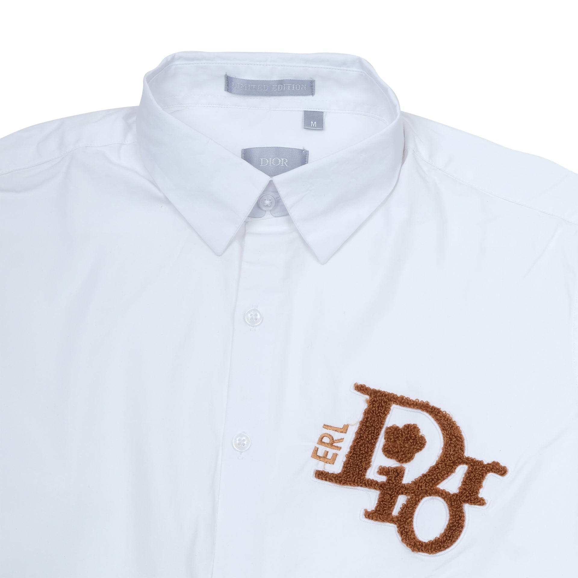 DIOR Frosted Pearl Classic Fit Long Sleeve Shirt