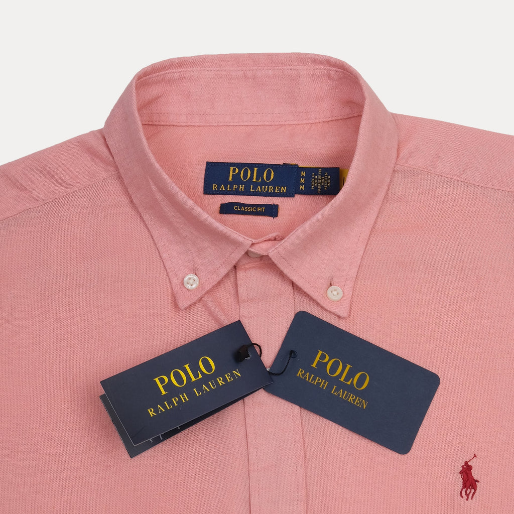 POLO RALPH LAUREN Blushing Petal Classic Relaxed Fit Long Sleeve Button-Up Shirt