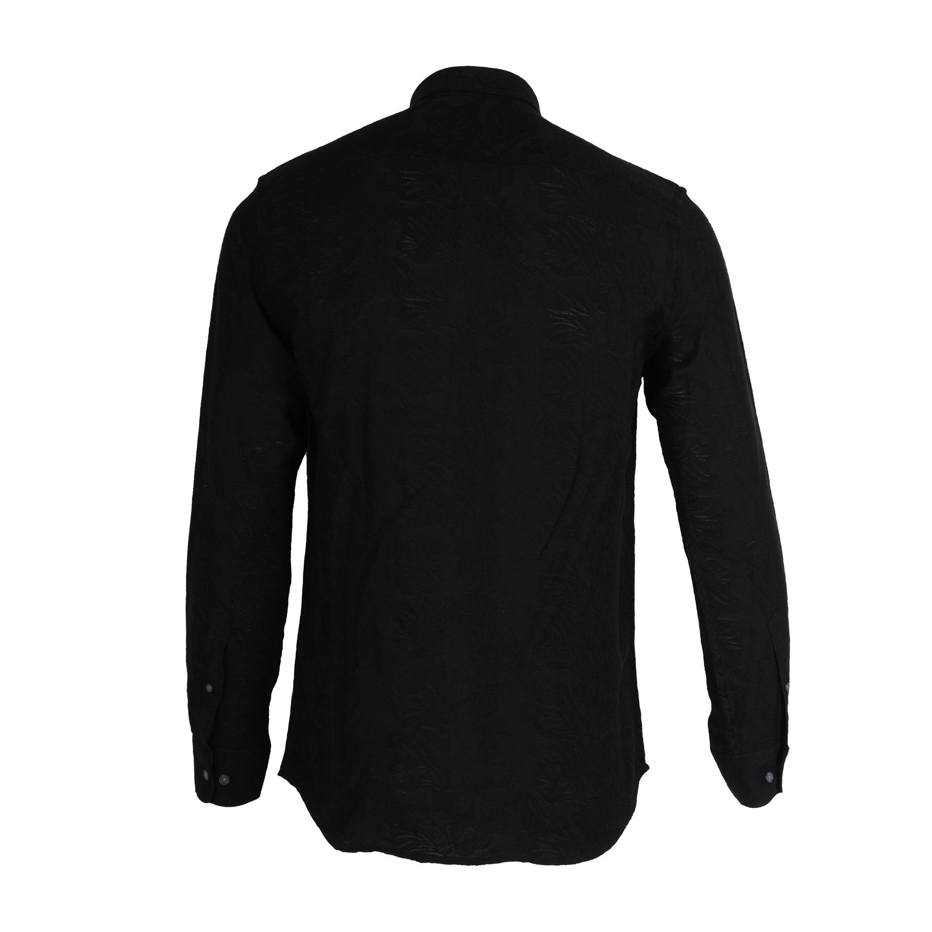 CALVIN KLEIN Onyx Noir Slim Fit Long Sleeve Shirt