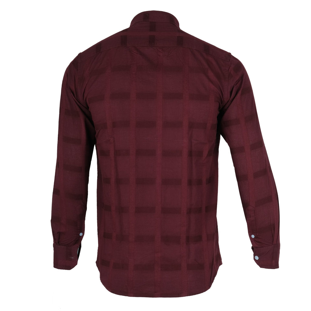 LACOSTE Garnet Plaid Classic Fit Long Sleeve Button-Up Shirt
