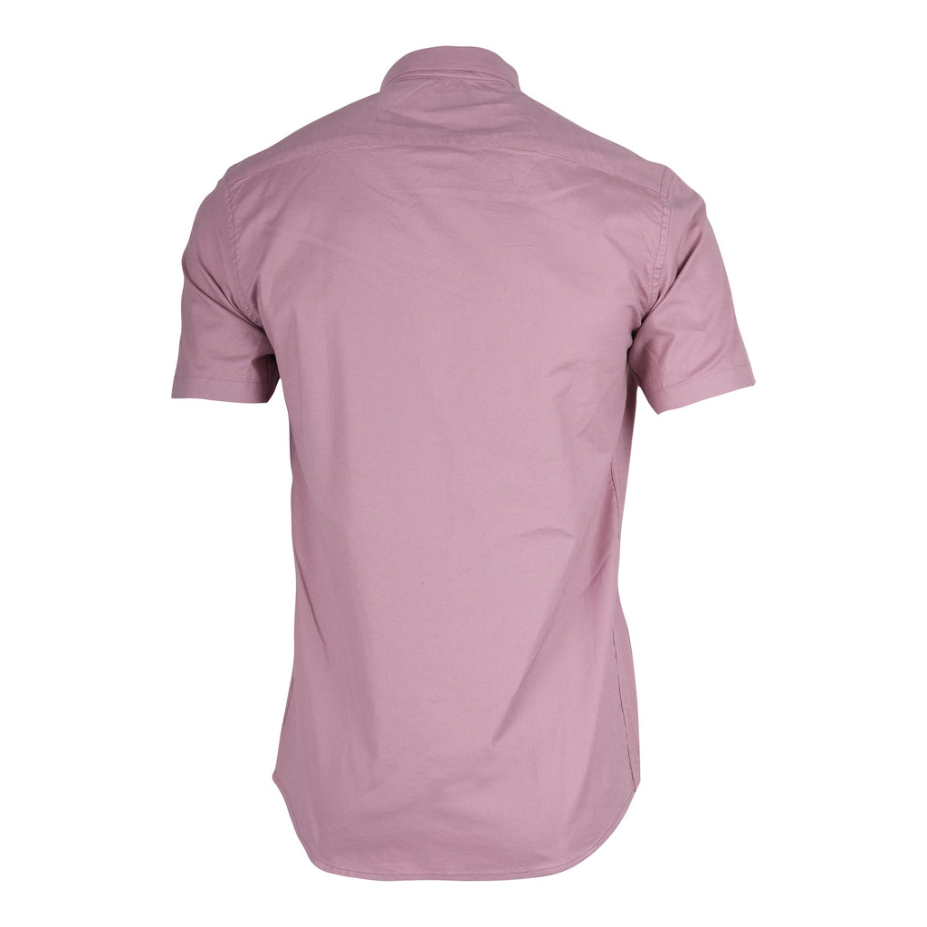LACOSTE Blush Petal Classic Fit Short Sleeve Button-Up Shirt