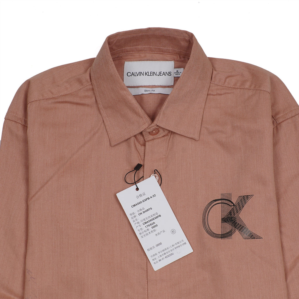 CALVIN KLEIN Seraphic Amber Tailored Fit Long Sleeve Shirt
