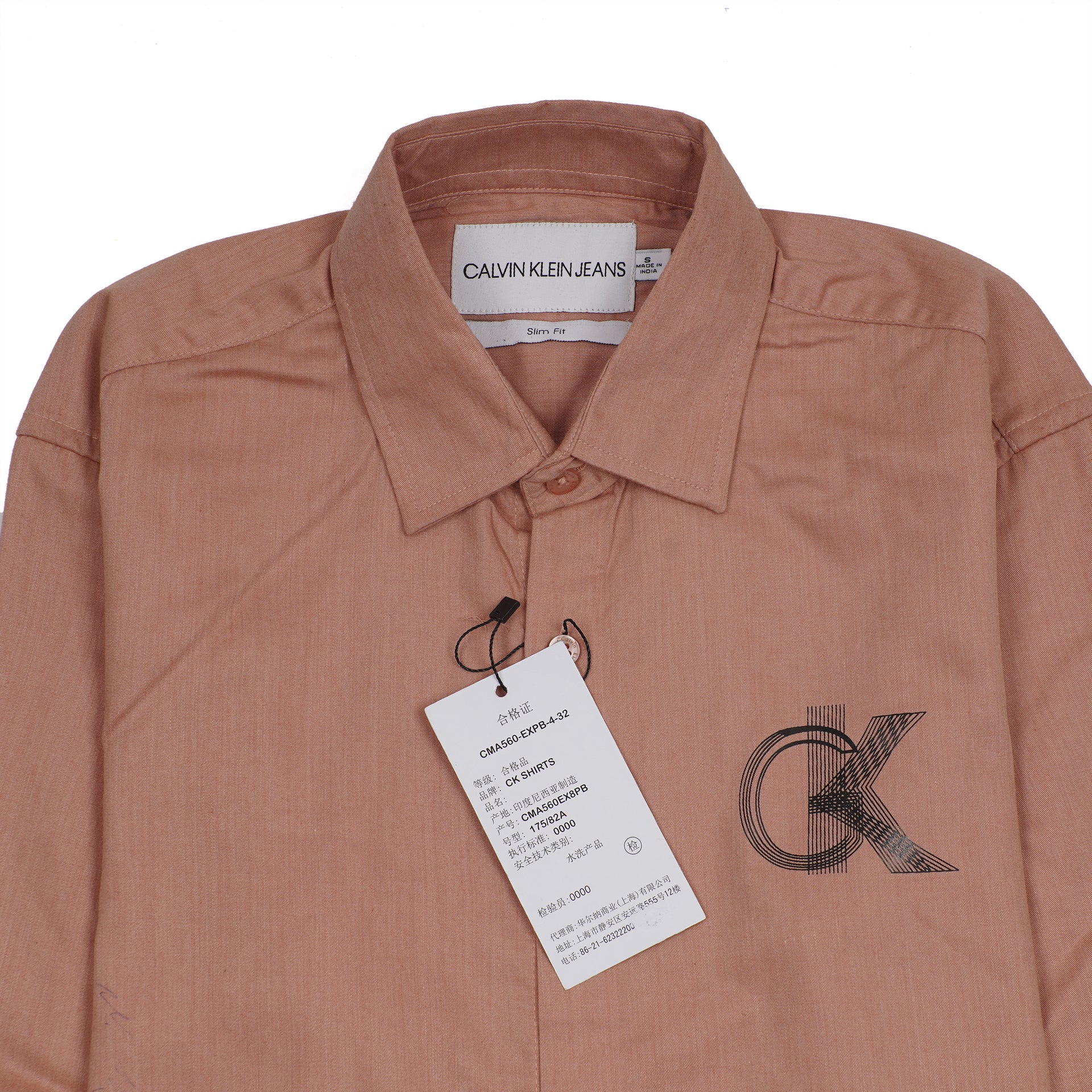 CALVIN KLEIN Seraphic Amber Tailored Fit Long Sleeve Shirt