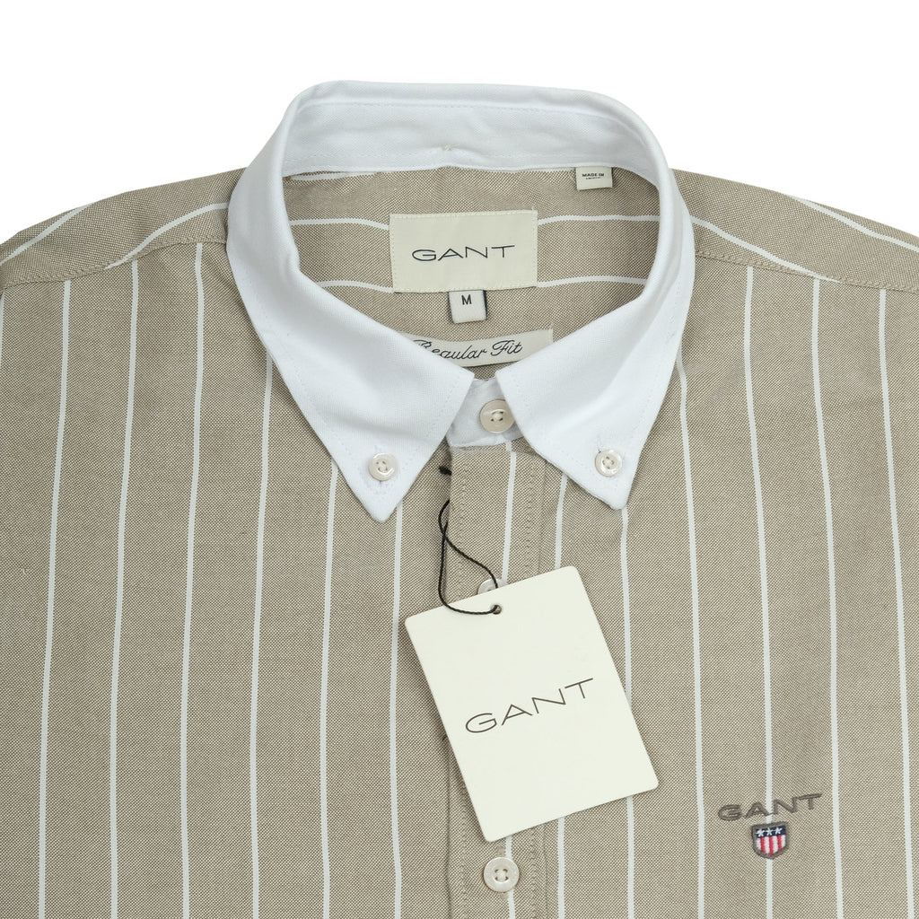 GANT Whispering Sand Classic Fit Long Sleeve Button-Up Shirt