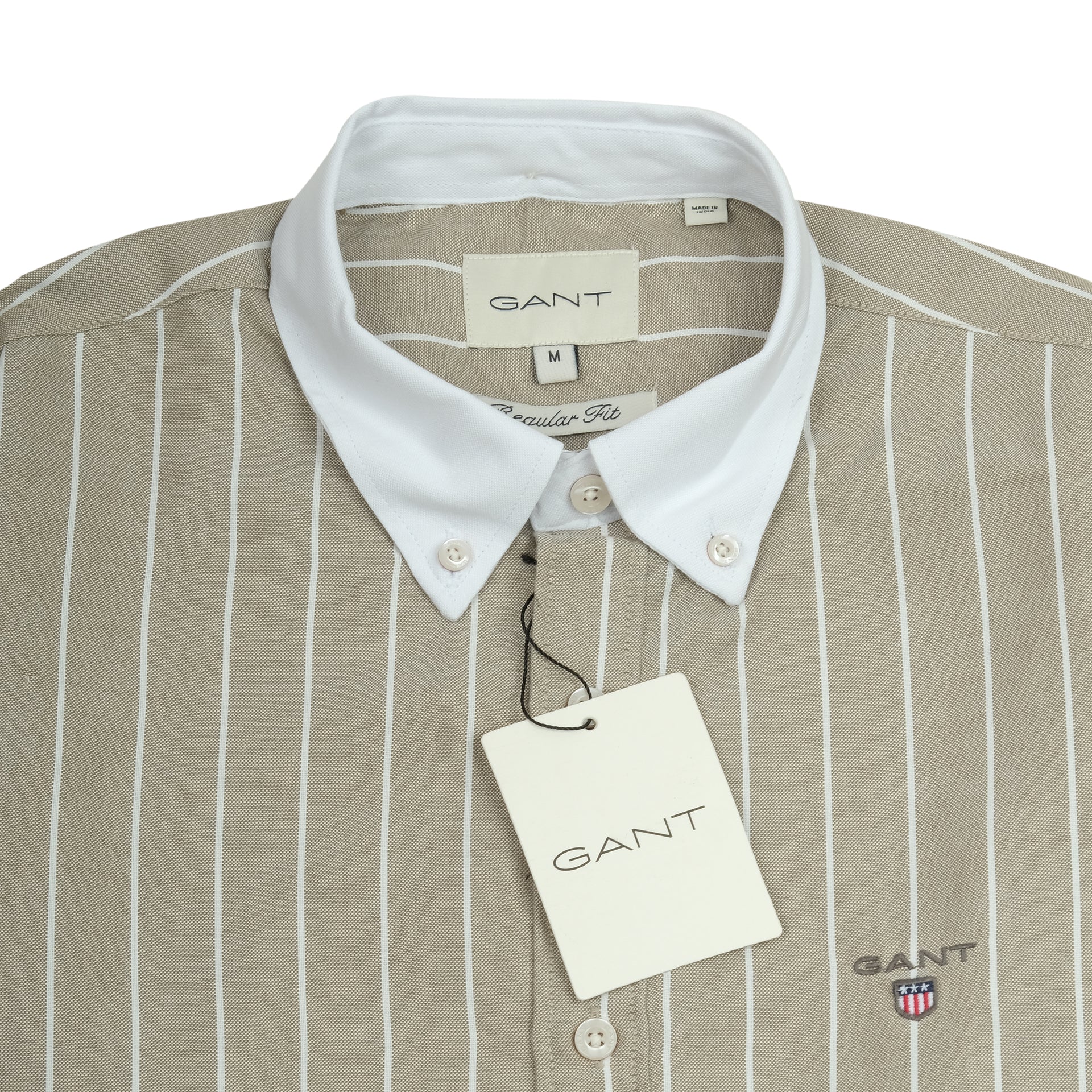 GANT Whispering Sand Classic Fit Long Sleeve Button-Up Shirt