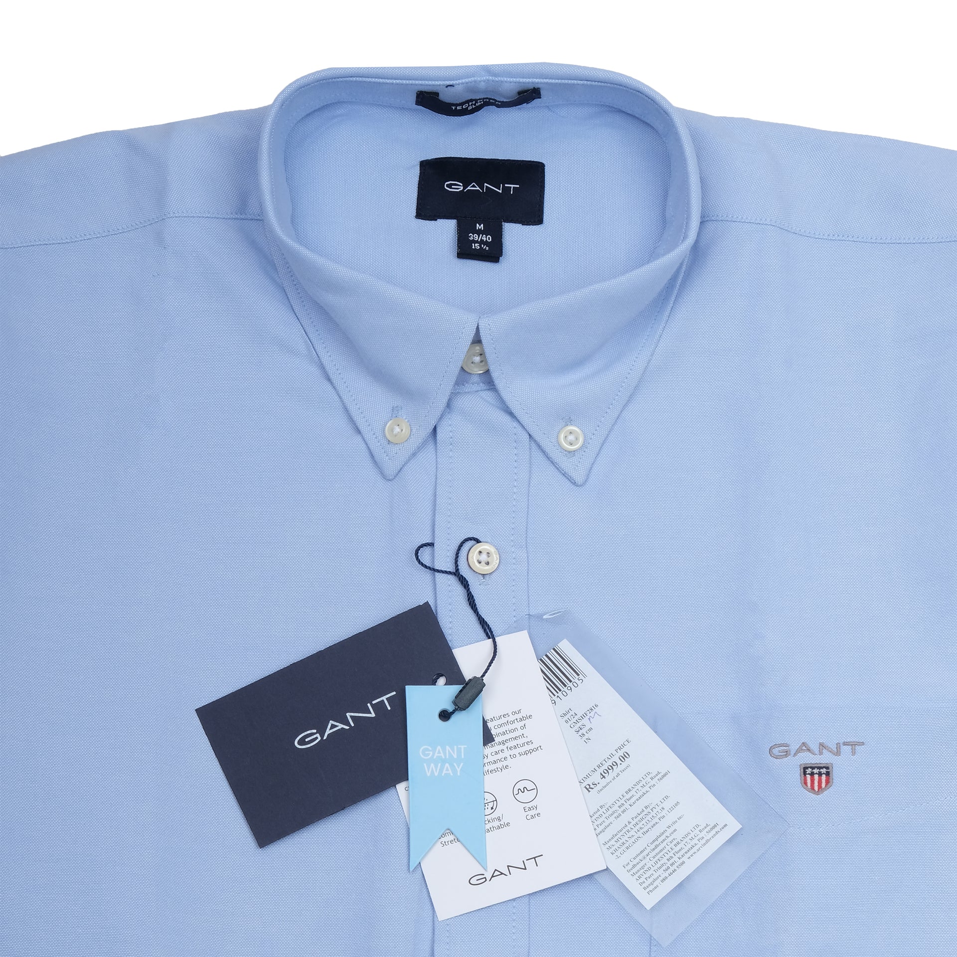 GANT Serene Sky Classic Fit Long Sleeve Button-Down Shirt