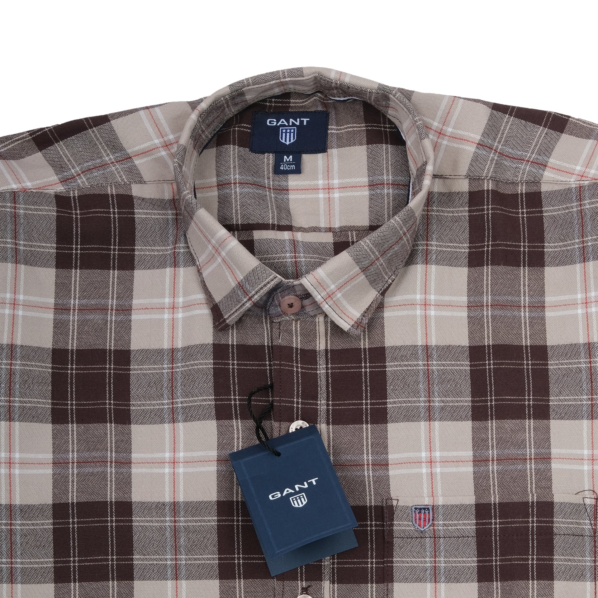 GANT Rustic Earth Slim Fit Long Sleeve Casual Shirt