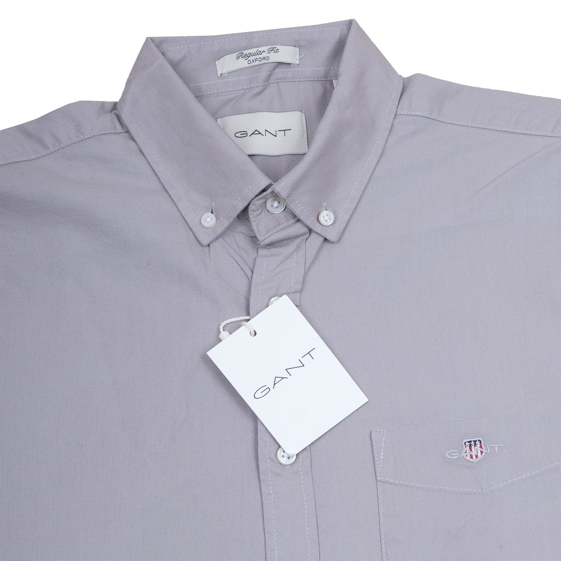 GANT Silver Mist Classic Fit Button-Down Shirt
