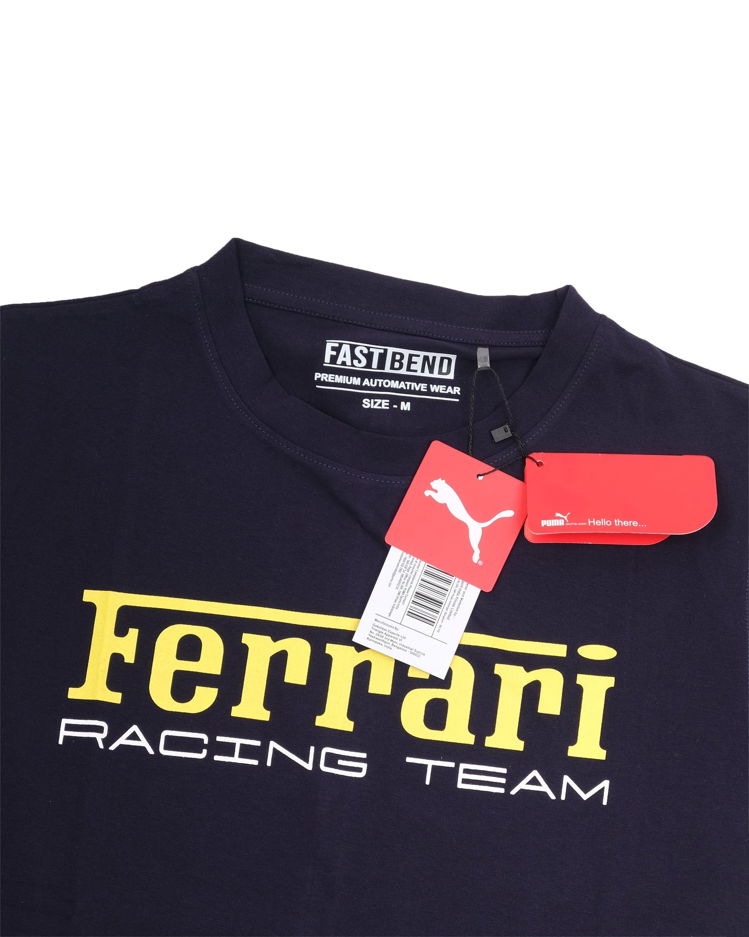 PUMA Deep Sea Navy Slim Fit Crewneck Tee