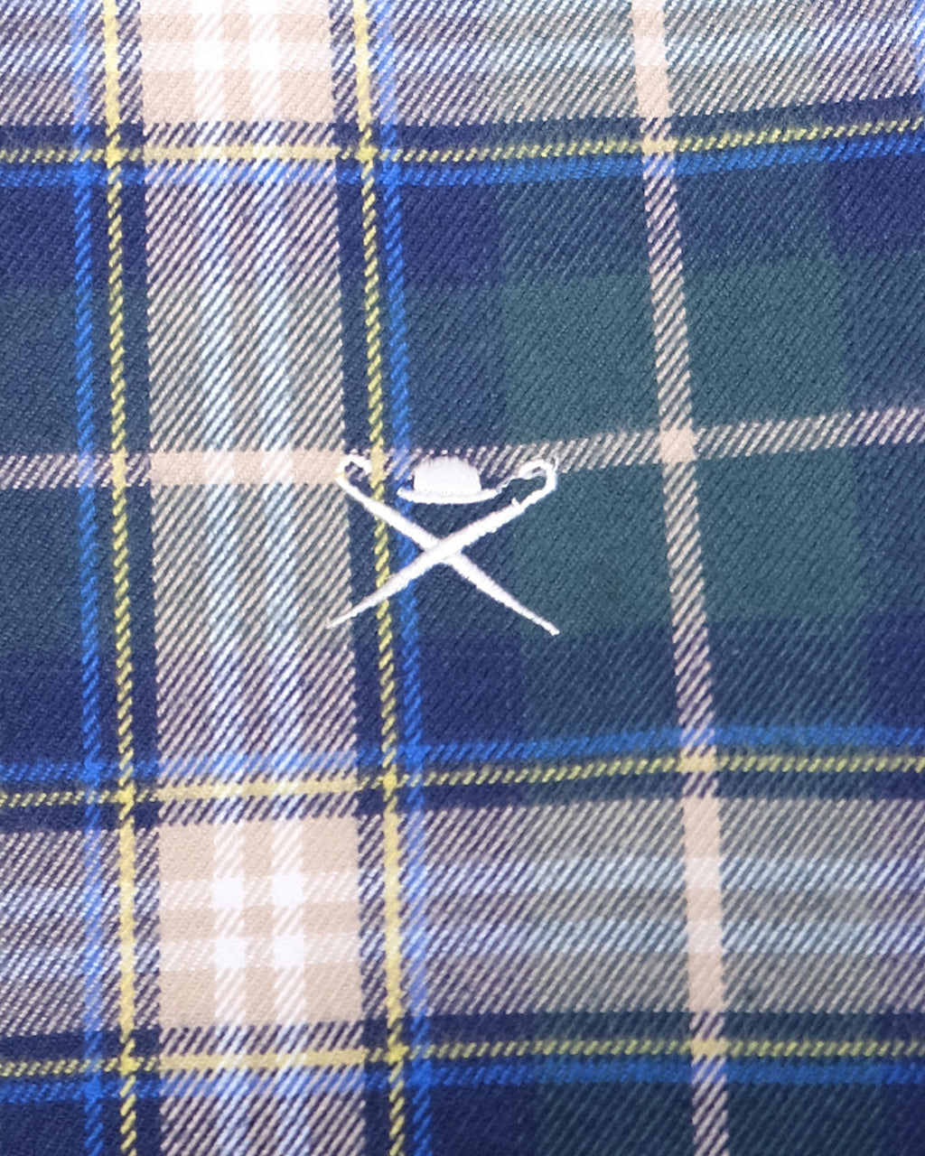 HACKETT LONDON Enchanted Forest Slim Fit Tartan Check Button-Down Shirt