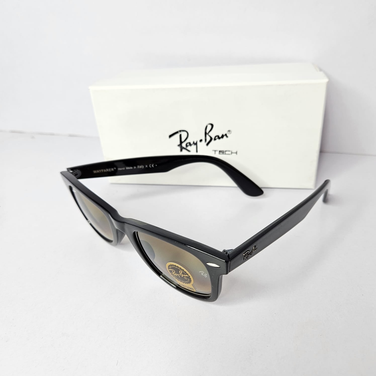 RAY-BAN Ethereal Storm Ultra-Light Tech Matte Sunglasses with Luminous Lenses