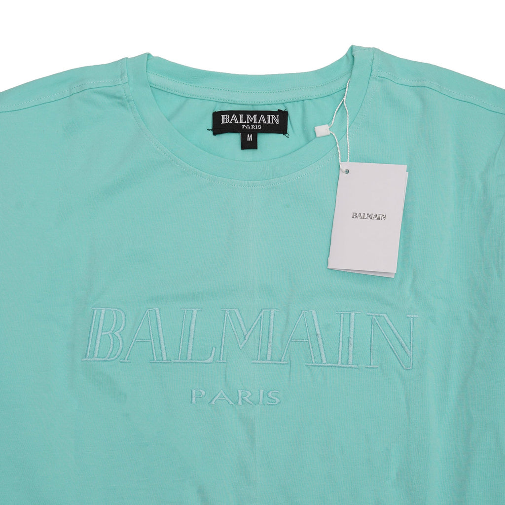 BALMAIN Ocean Mist Classic Fit Short Sleeve Tee