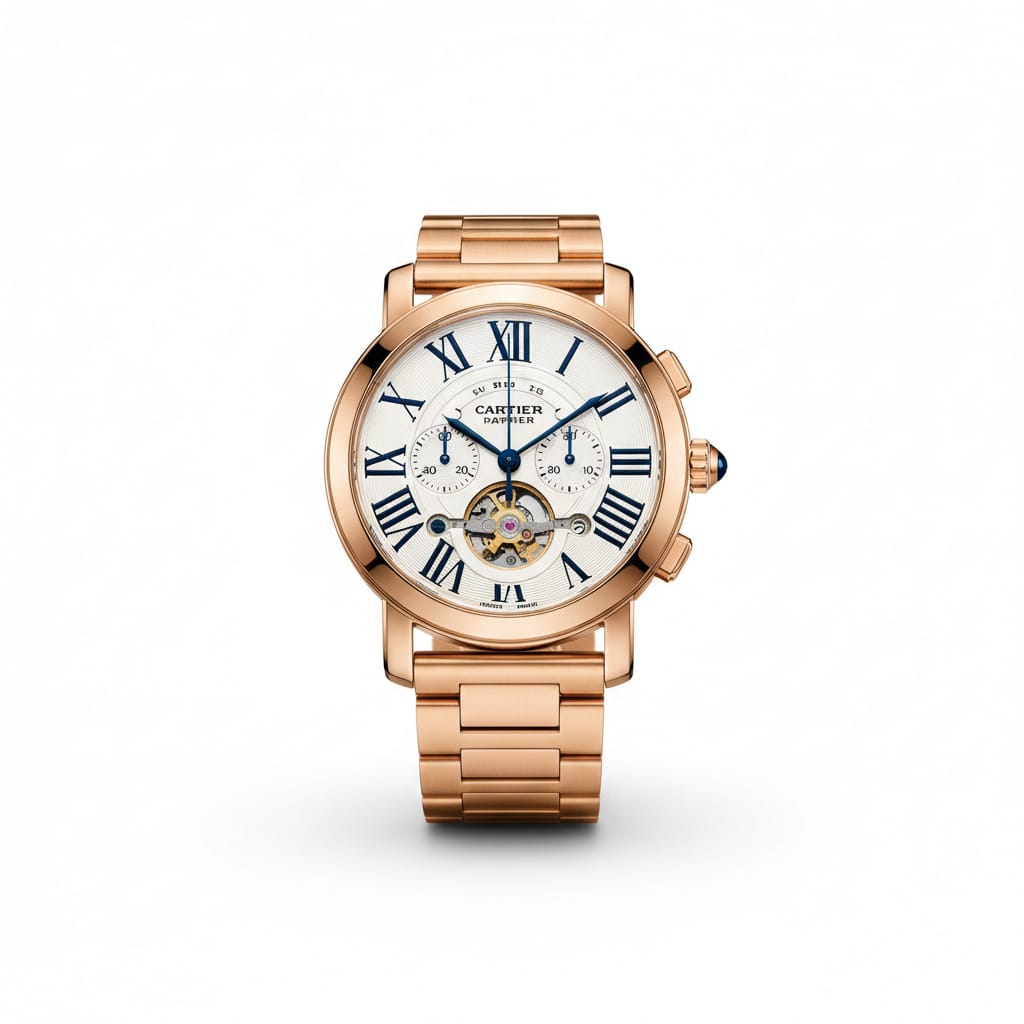 CARTIER Blush Ember Luxe Chronograph Timepiece  (IMPORTED)
