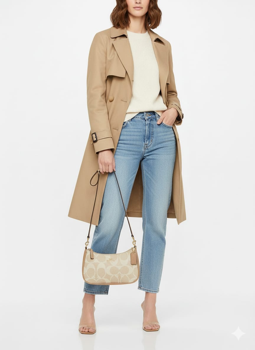 COACH Signature Canvas Crossbody Bag