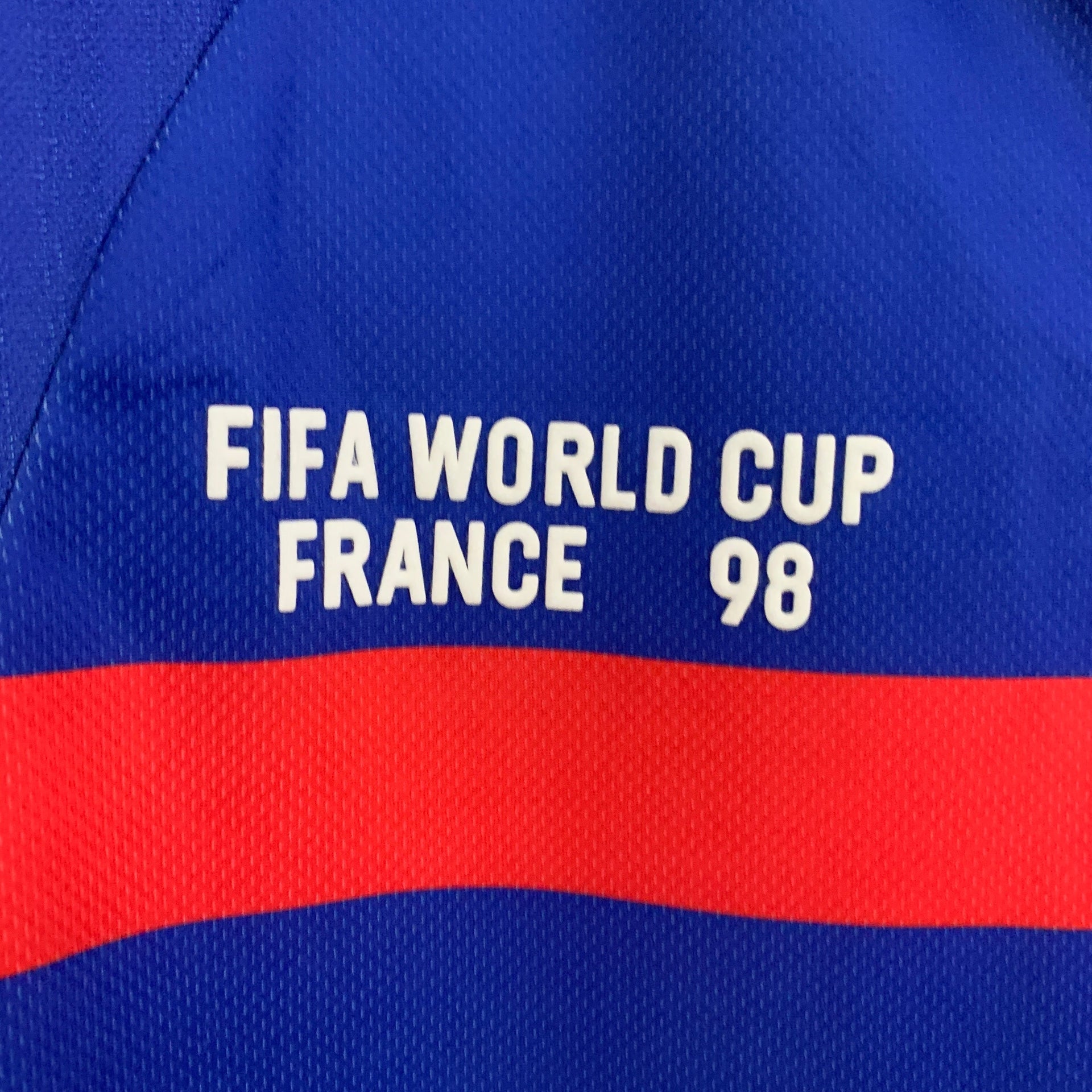 [Retro Premium] France 1998 Home(blue) Full sleeves