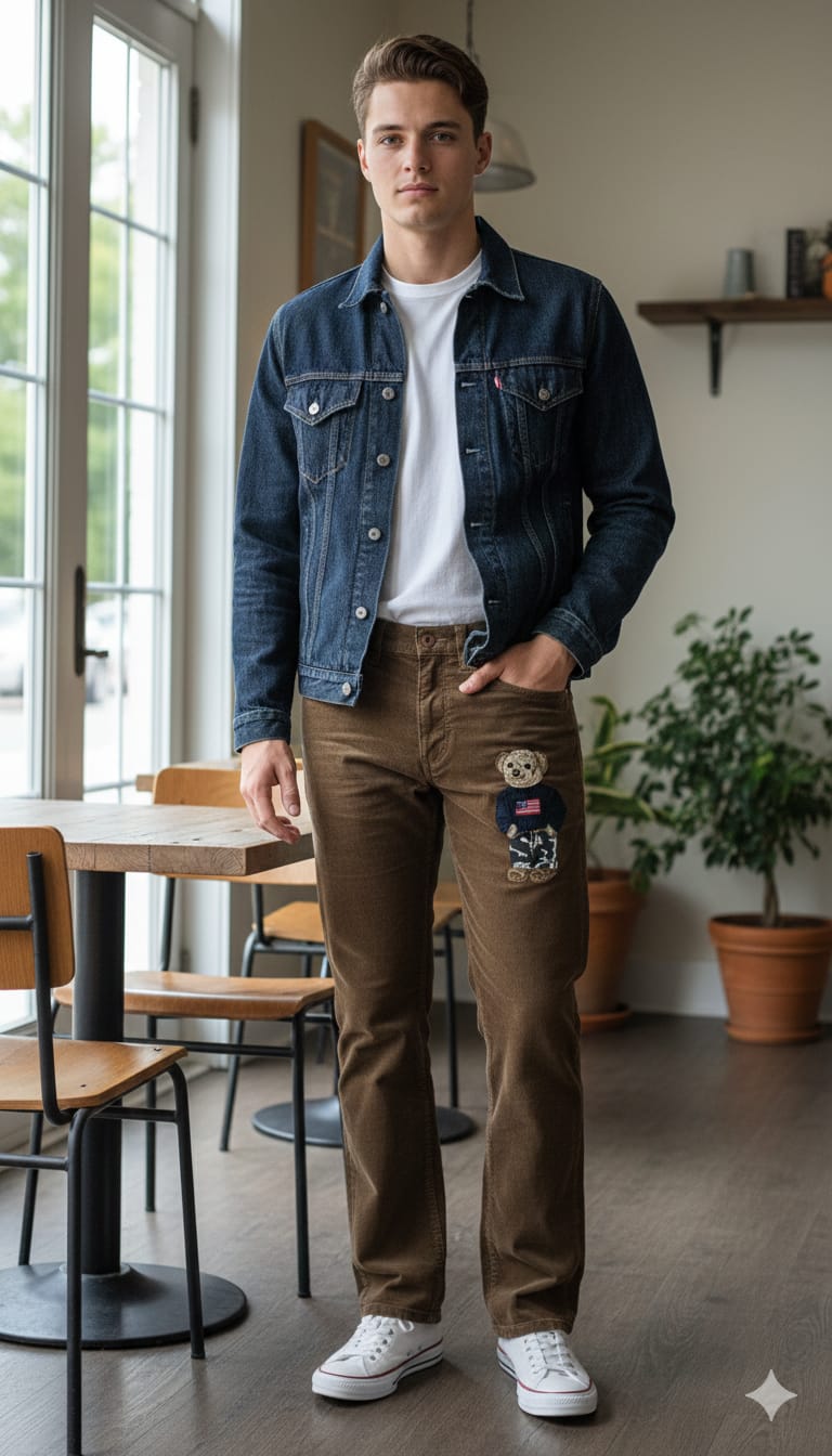 Levi's Vintage Bear Patch Corduroy Pants