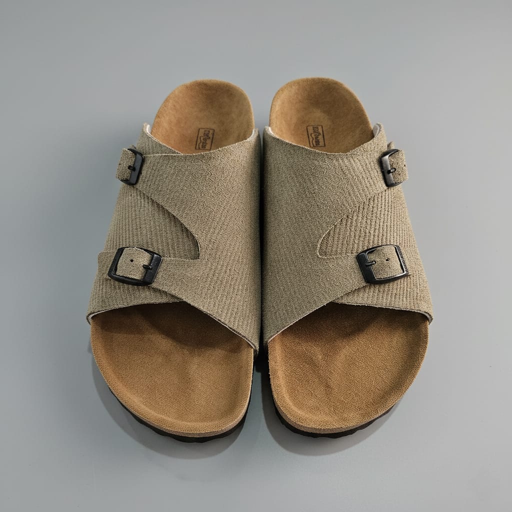 BIRKENSTOCK Twilight Taupe Luxe Soft Footbed Sandals