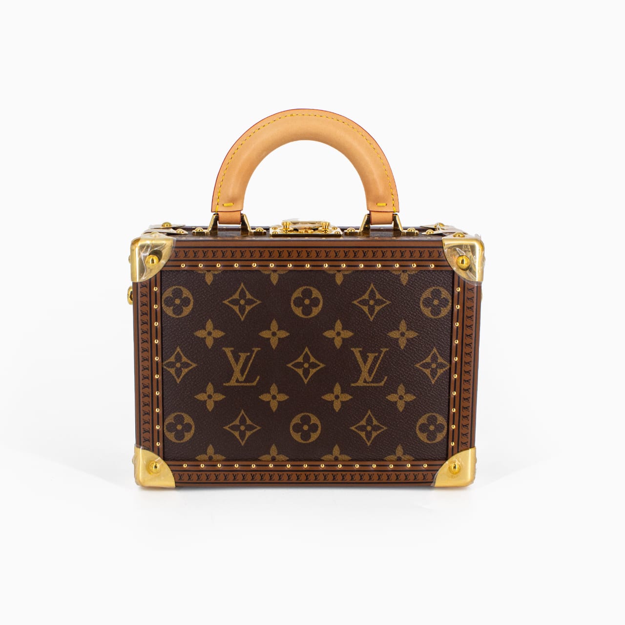 LOUIS VUITTON Autumnal Chestnut Luxe Monogram Mini Trunk Bag