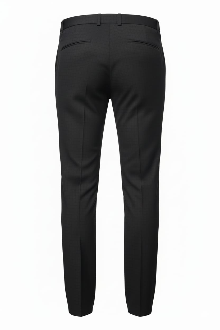Calvin Klein Tailored Black Check Trousers