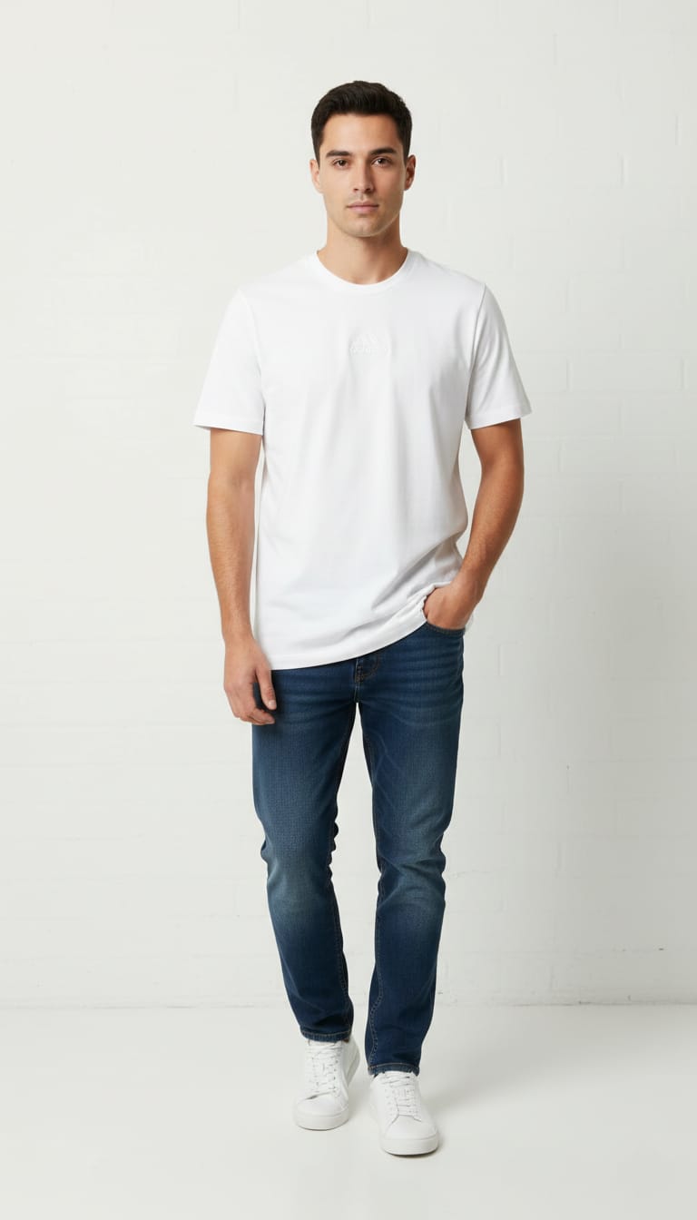 ADIDAS Ethereal Quartz Contemporary Fit Short Sleeve T-Shirt