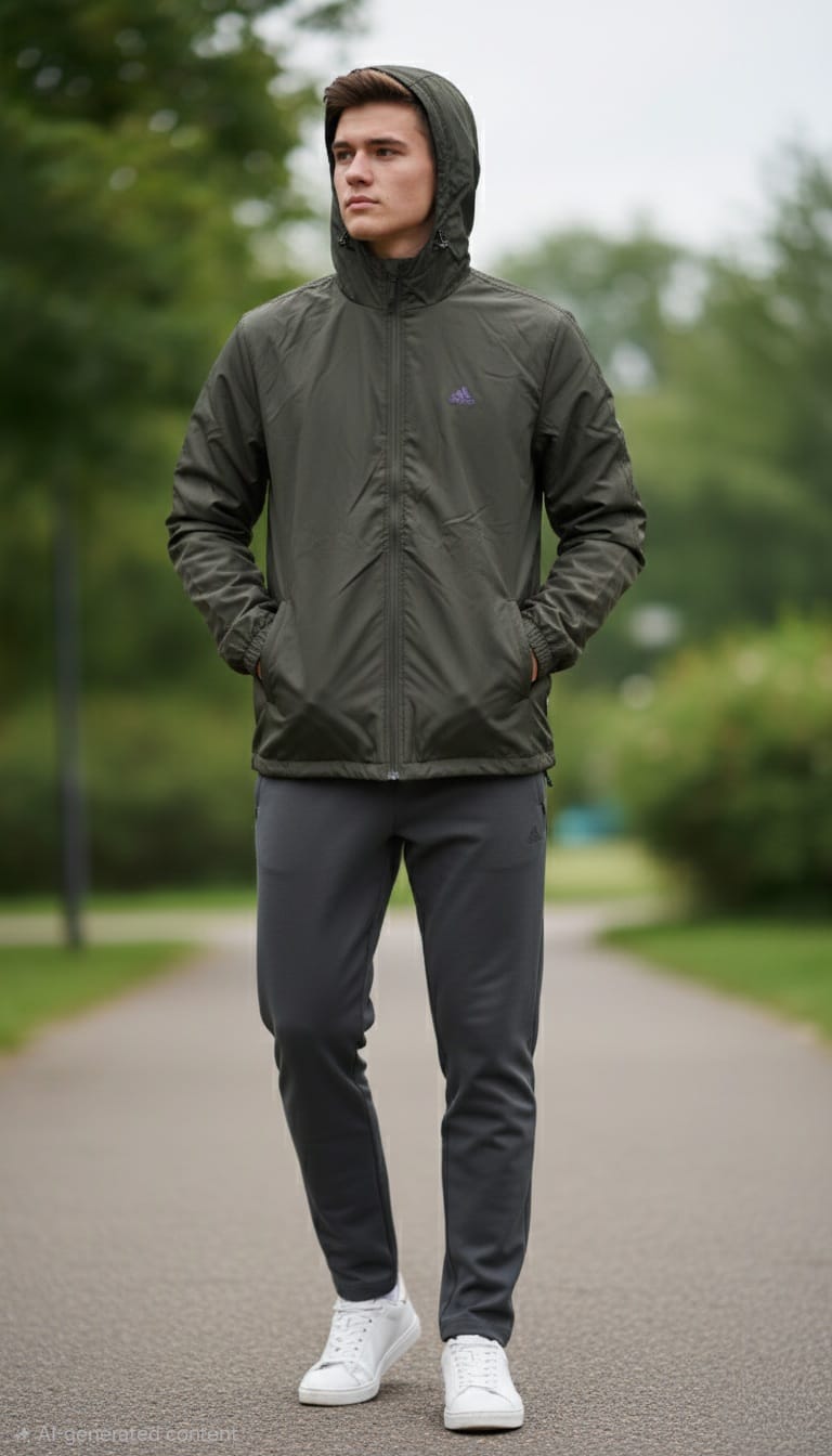 Adidas Essential Lightweight Hooded Jacket