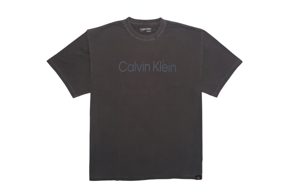 CALVIN KLEIN Radiant Teal Luxe Fit Oversized T-Shirt