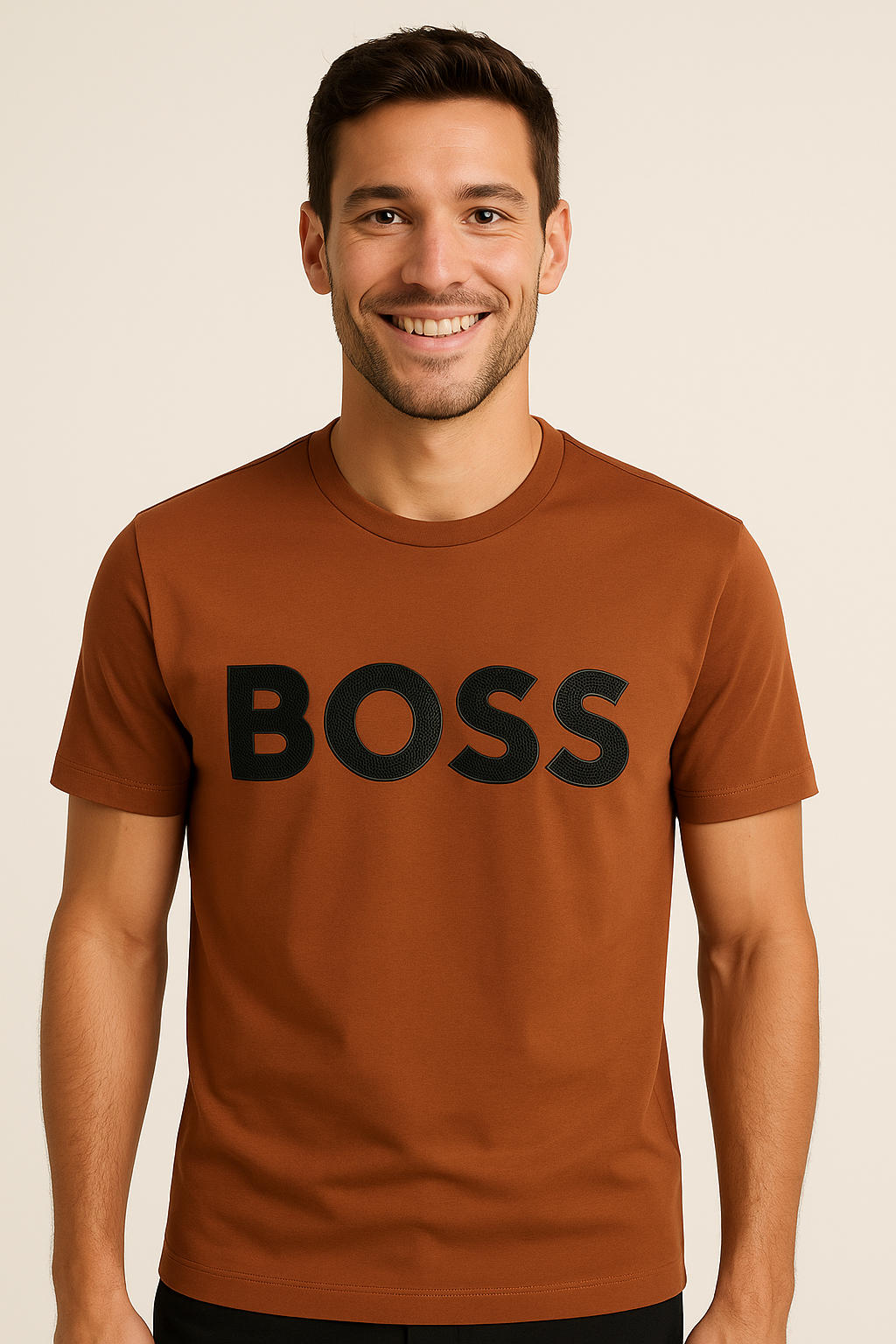BOSS Rustic Terracotta Classic Fit Logo Tee